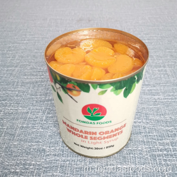 Производитель цитрусовых фруктов Консервированный апельсин в сиропе 850 г / 30 унций